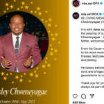 Tributes Pour In for South African Actor Presley Chweneyagae