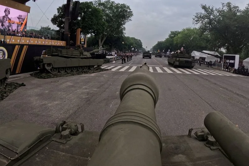 US military parade