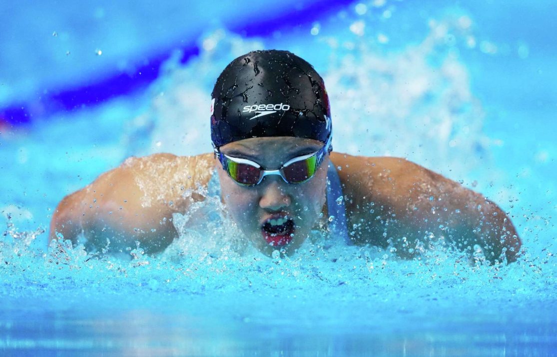12-Year-Old Chinese Swim Prodigy Yu Zidi Makes Waves at World Championships