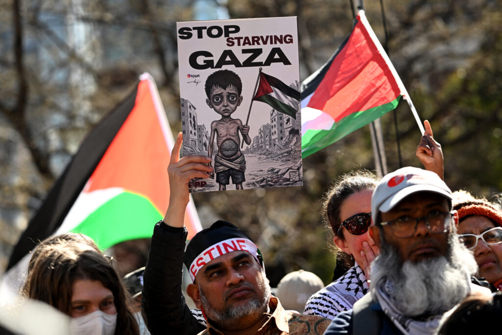 AUSTRALIA-PALESTINIAN-ISRAEL-CONFLICT-PROTEST