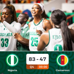 D’Tigress crushed Cameroon to secure their spot in the Afrobasket semi-finals for the sixth consecutive tournament.