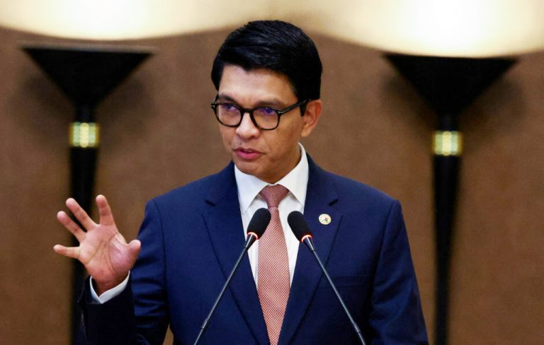 FILE PHOTO: Madagascar's President Rajoelina names military general Zafisambo as new Prime Minister