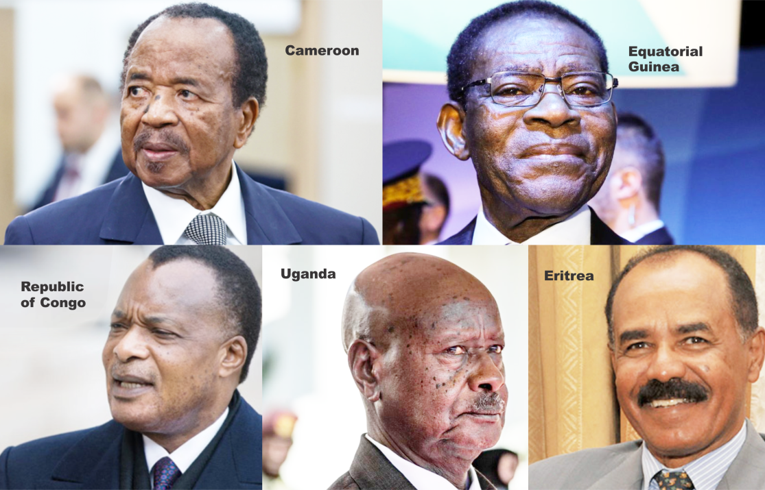 Africa’s Presidents for Life: The Five Men Who Have Ruled for Over 30 Years