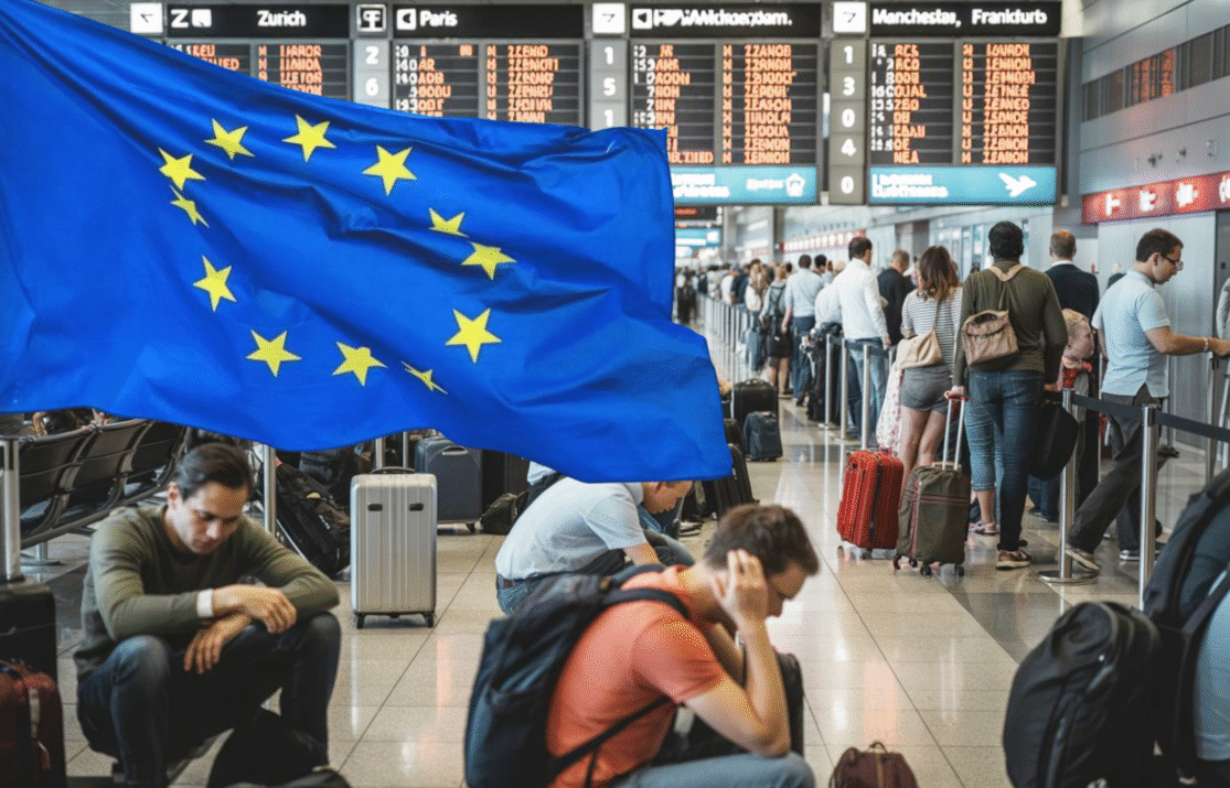 Flight Disruptions Across Europe Grounded Thousands of Passengers: Families Stranded, Airports Buckled Under Pressure