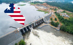 liberian dam+map