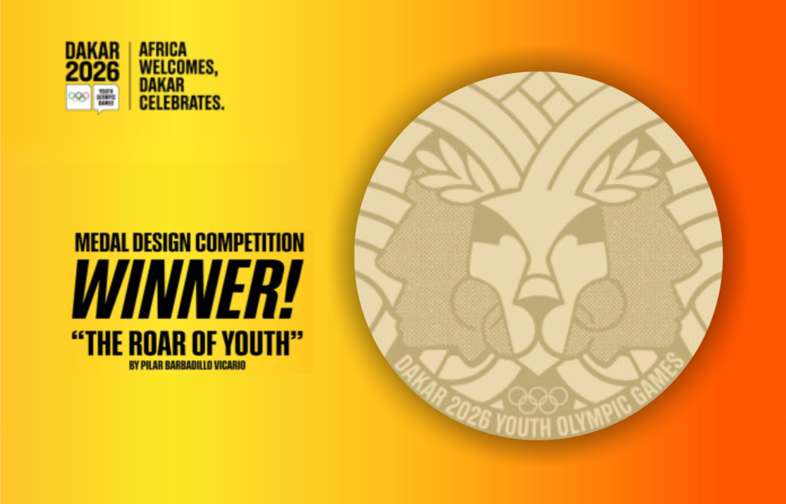 Winning medal design revealed for Dakar 2026 Youth Olympic Games